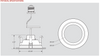 Keystone KT-LED6RD-4C-830-DIM-CS - Dimensions