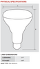 Keystone KT-LED8BR30-930 - Dimensions