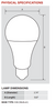 Keystone KT-LED16A21-O-950 - Dimensions
