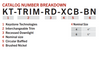 Keystone KT-TRIM-RD-4CB-BN - Model