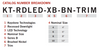 KT-RDLED-4B-BN-TRIM - Model