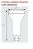 Keystone KT-LED94P-V-8CSI-S - Dimensions