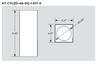 Keystone KT-CYLED-4A-SQ-1-KIT-W - Dimensions