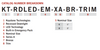 KT-RDLED-EM-6A-BR-TRIM - Model