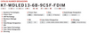 Keystone KT-WDLED13-6B-9CSF-FDIM - Model