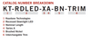 KT-RDLED-8A-BN-TRIM - Model