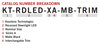 KT-RDLED-10A-MB-TRIM - Model