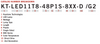 Keystone KT-LED11T8-48P1S-840-D - Model