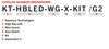 KT-HBLED-WG-3-KIT /G2 Keystone - Model
