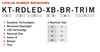 KT-RDLED-10B-BR-TRIM - Model