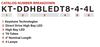 Keystone KT-DDHBLEDT8-4-4L-DP - Model