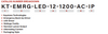KT-EMRG-LED-12-1200-AC Keystone - Model Breakdown
