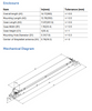 XI040C110V054BST4 Advance Xitanium SR LED Driver - Dimensions
