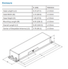 XI180C090V285VSF2 Advance Xitanium SR LED Driver - Dimensions