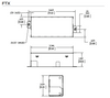 FTX30-0700T-42-UNV Hatch Programmable Constant Current LED Driver - Dimensions