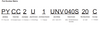PYCC-2U1UNV040S-20C Fulham Pony LED Driver - Nomenclature