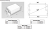 PYCC-2U1UNV040S-20C Fulham Pony LED Driver - Dimensions