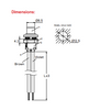 PRT00130 Bodine - Dimensions