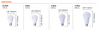 LED17A21/160L/927 NaturaLED (4514) A21 LED Lamp - Dimensions