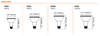 LED8PAR20/50L/FL/930 NaturaLED (5924) PAR20 LED Lamp - Dimensions