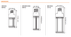 LED36HID/EX39/558L/850 NaturaLED (4611) HID LED Corncob Lamp - Dimensions