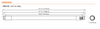 LED15T8/FR20/8CCT3/AB/UNV NaturaLED LED Field-Select Type A/B Tube - Dimensions