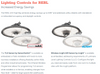 REBL Lithonia LED Round High Bay - Sensor Control Options