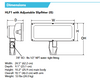 HLF1 LED P5 30K MFL 480 IS DDBXD Lithonia Hi-Lumen LED Flood - Dimensions