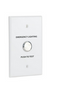 LVS-ERTB-NP-WH NX Lighting Controls (Hubbell) Low Voltage Emergency Lighting Test Switch - NP (no pilot)