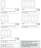 Lutron Claro Wall Plate - Dimensions 1-5 Gang
