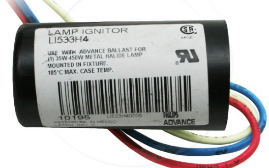 LI533H4 Advance 35W450W Metal Halide Ballast Ignitor