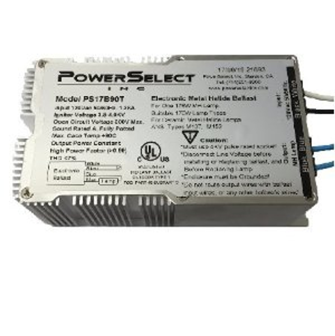 Powerselect Ps17b90t 175w Ehid Electronic Metal Halide Ballast