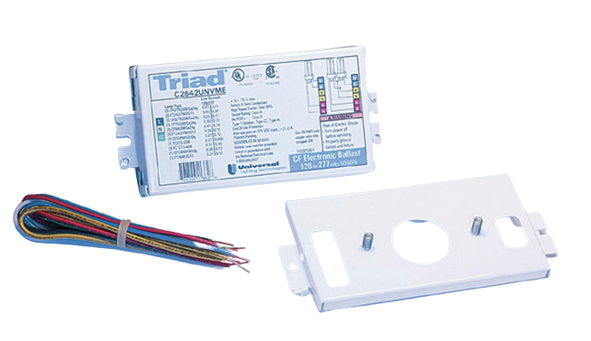 Universal Electronic Fluorescent Ballast – T8/T5/PL, 120V-277V, Strip Light Compatible
