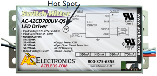 RT 96524ページ 42/31/24/21W Multi-Current Switching Constant Current LED Driver