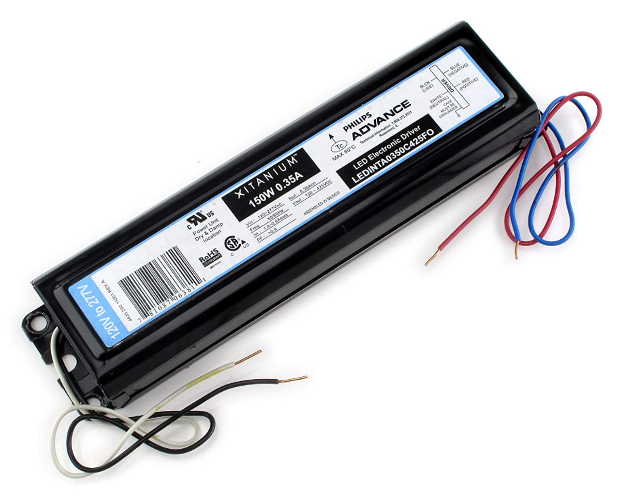 Facility Maintenance Safety Philips Advance Led Driver 120 425 V 40 150 W Ledhcna0350c425dn For Sale Online Facility Lighting