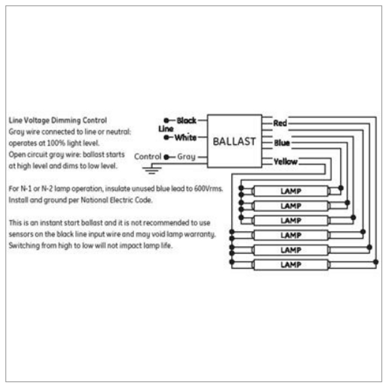 27 Ge Proline T8 Ballast Wiring Diagram - Wiring Database 2020