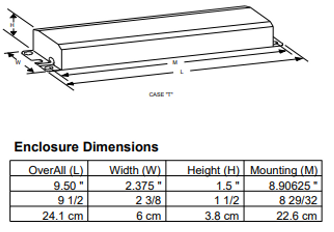 R-2S40-TP Advance Magnetic Rapid Start Ballast