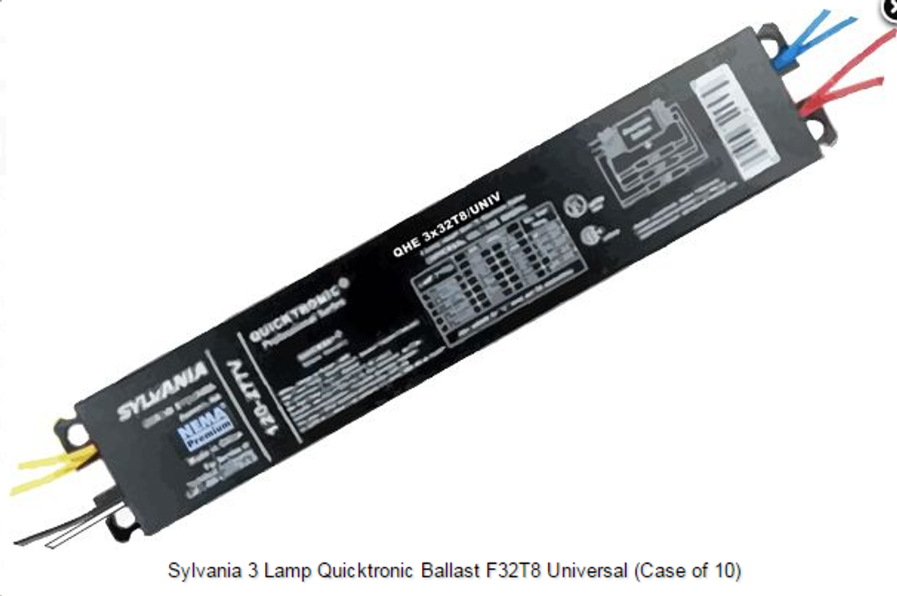 QHE 3X32T8/UNV PSX-SC-B Sylvania 51433 Fluorescent T8 Ballast