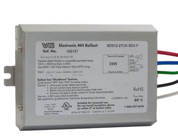 Universal Vossloh Schwabe 70W Metal Halide Ballast – M7012-27CK-5EU-F, New Open Box, Japan