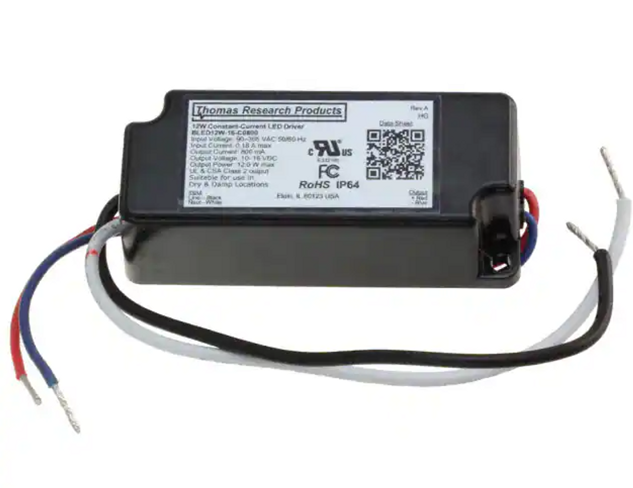 LED12W-16-C0800 Thomas Research Products LED Driver