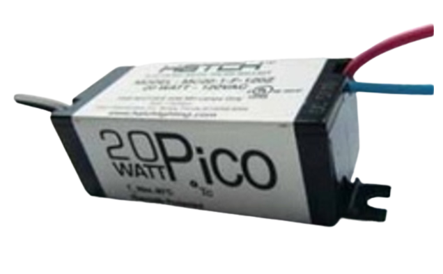 MC20-1-F-120Z Hatch 20W Pico Slim eHID - Feet Mounting