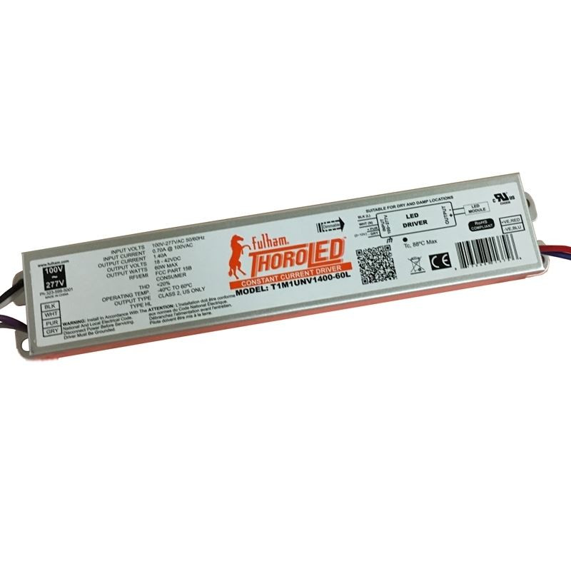 T1M1UNV1400-60L Fulham ThoroLED 60W LED Driver | 60W 1400mA