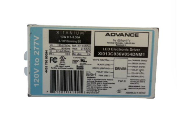 XI013C036V054DNM1 Advance Xitanium LED Driver | 13W 360mA Dimming