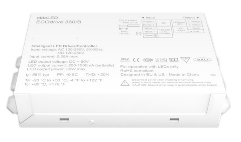 ECOdrive 360B | eldoLED | Flicker-Free LED Driver