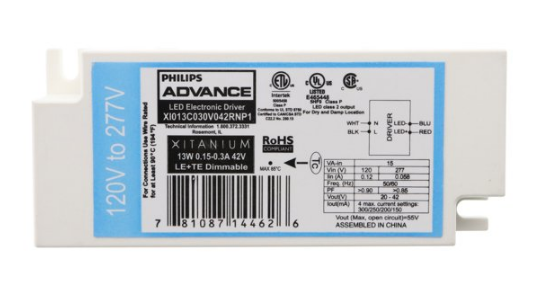XI013C030V042RNP1 Advance Xitanium Field-Select Constant Current