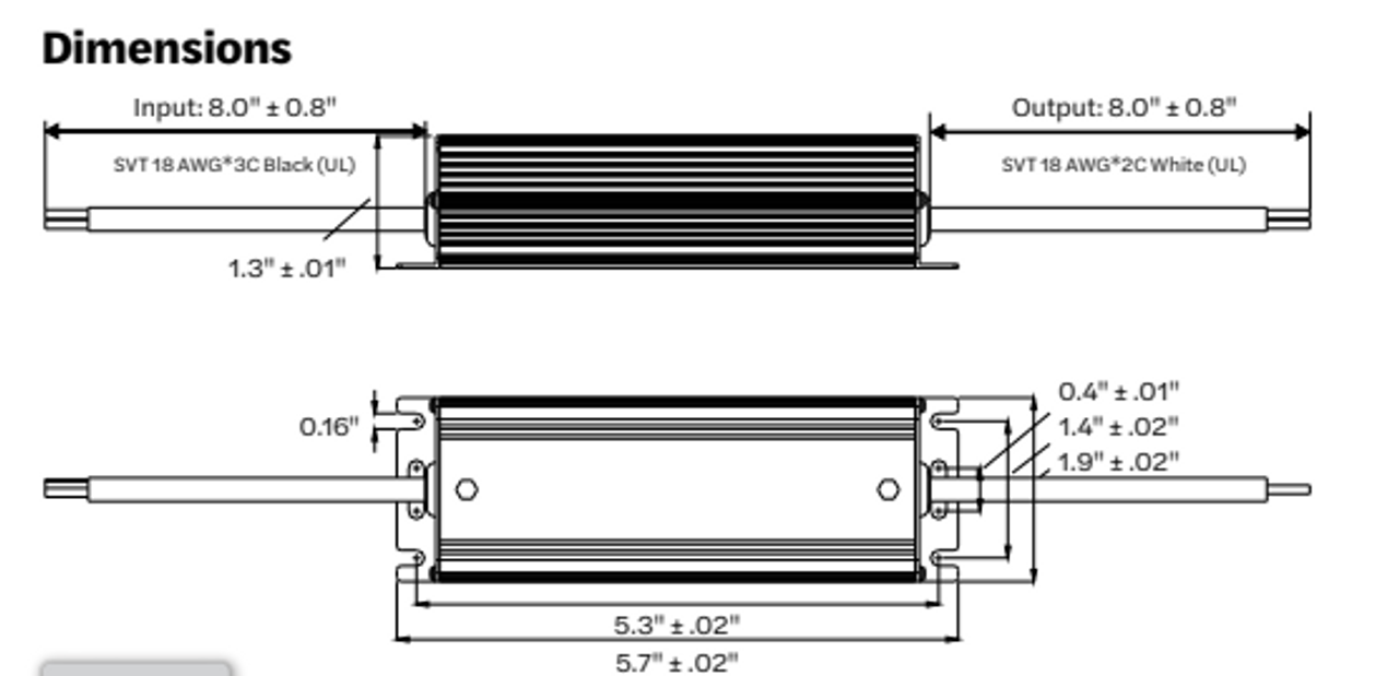 P-OH060-12-EC-T Principal Sloan Constant Voltage LED Driver