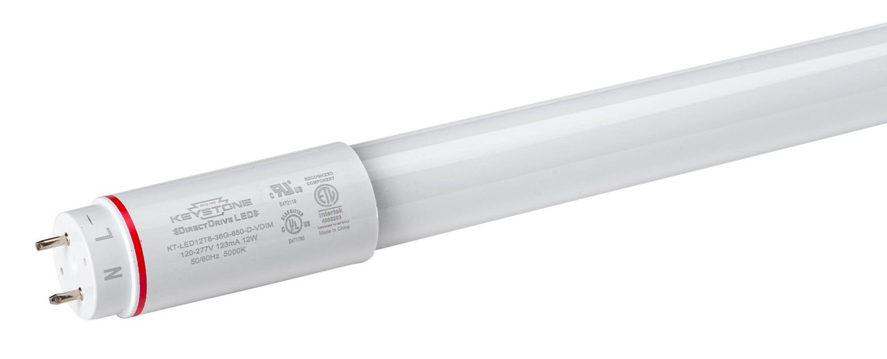 KT-LED12T8-36GC-840-D-VDIM Keystone LED T8 | 12W 1550L 4000K