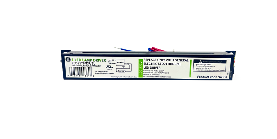 LED21T8/DR/1L GE Lightech 94384 Constant Current LED Driver | 21W