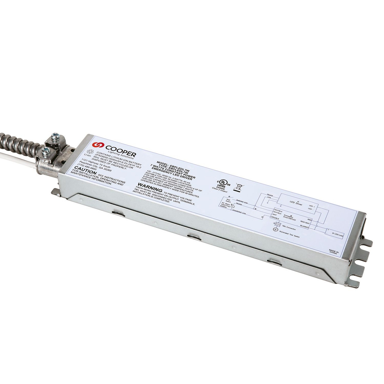 EBPLEDL7W Cooper Sure-Lites Emergency LED Battery Pack | 7W 700LM