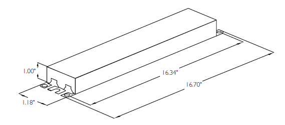 HCN2S5490CWL Advance Centium F54T5HO Ballast 347480V